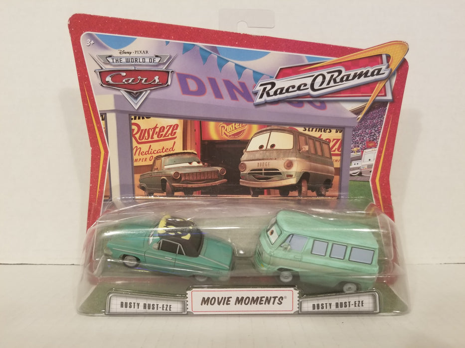 Disney Cars RaceORama Rusty Rust-eze and Dusty Rust-eze