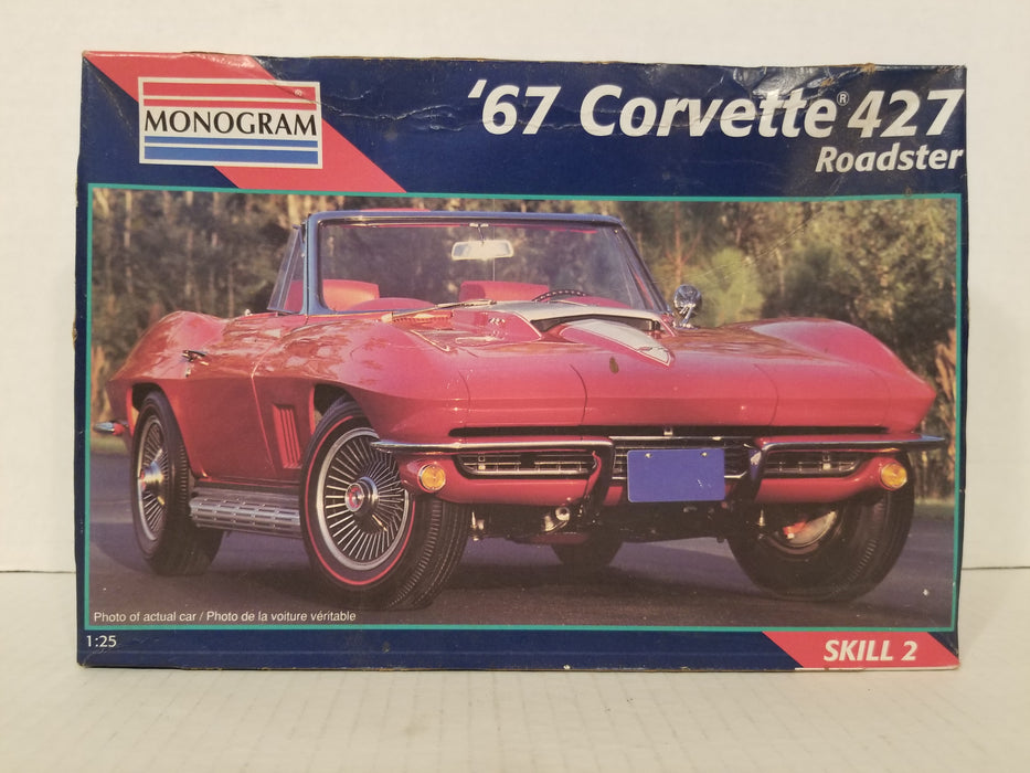 '67 Corvette 427 Roadster 1:25 Model Kit