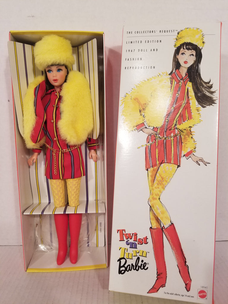Barbie 1967 Twist & Turn Doll and Allan Doll PLUS Vintage 