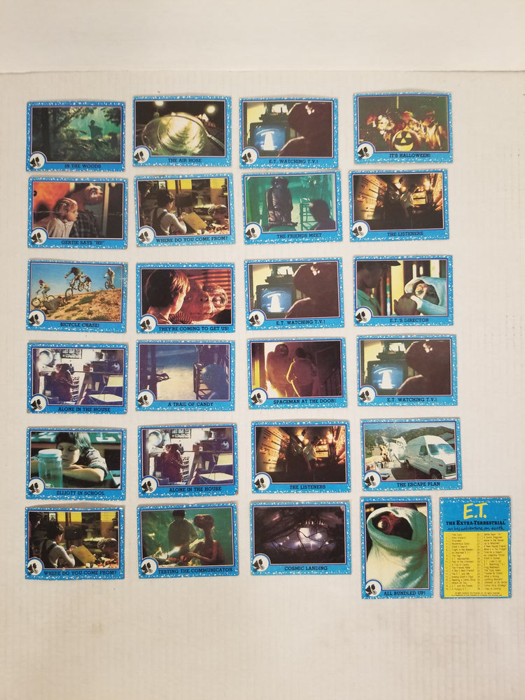 E.T. Collectors Cards, Set of 24
