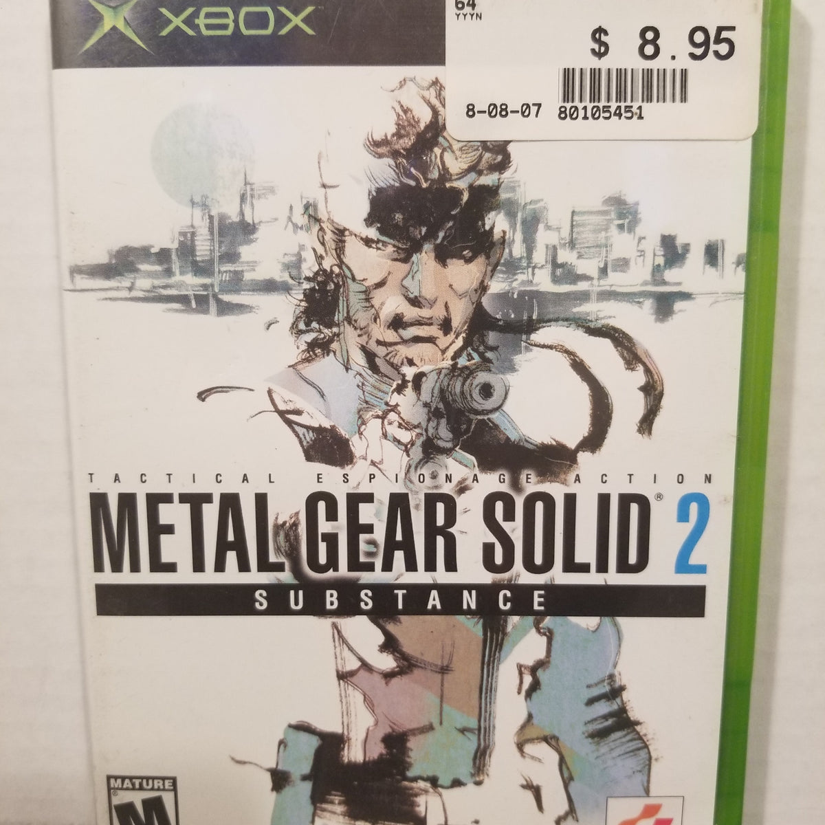 metal gear solid 2 substance xbox Metal Gear Solid 2: Substance for Xbox — The Pop Culture Antique Museum