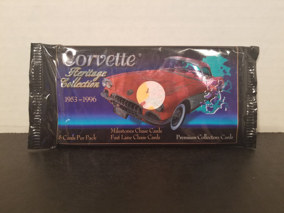 Sealed Pack of 8 Corvette Collector's Cards