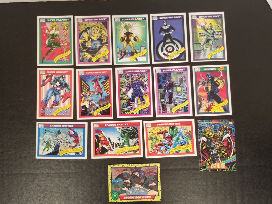 Lot of 15 Marvell 90's Trading Cards