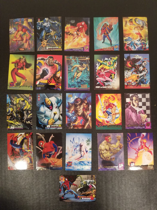 Lot of 61 Assorted Marvel Trading Cards