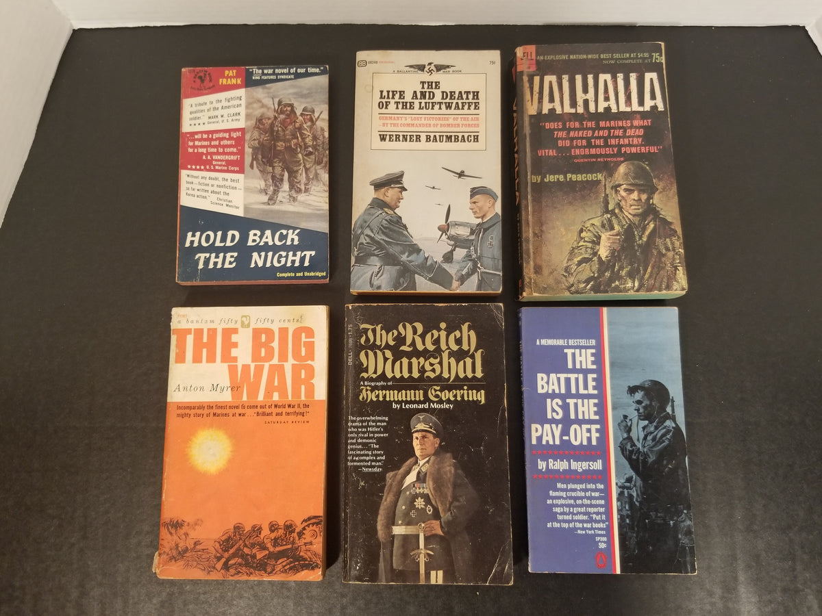 Lot of 6 WW2 Books #1 — The Pop Culture Antique Museum