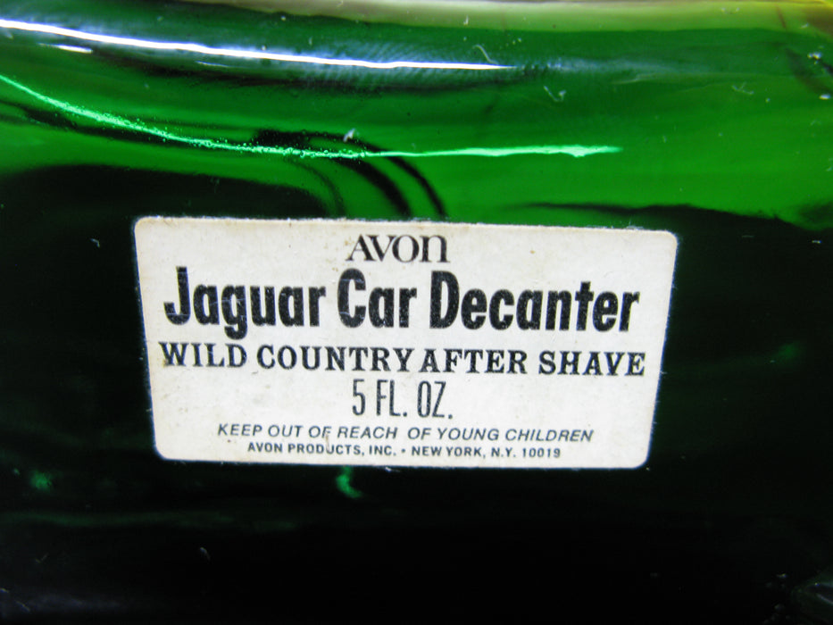 Vintage Jaguar Car Decanter - Deep Woods After Shave