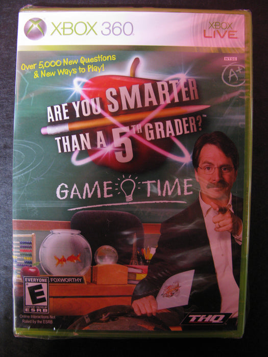 Xbox 360 Are You Smarter Than A 5th Grader? Game Time