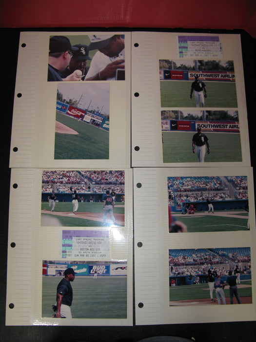 Baseball Folder with Photos, Newspapers Articles and More