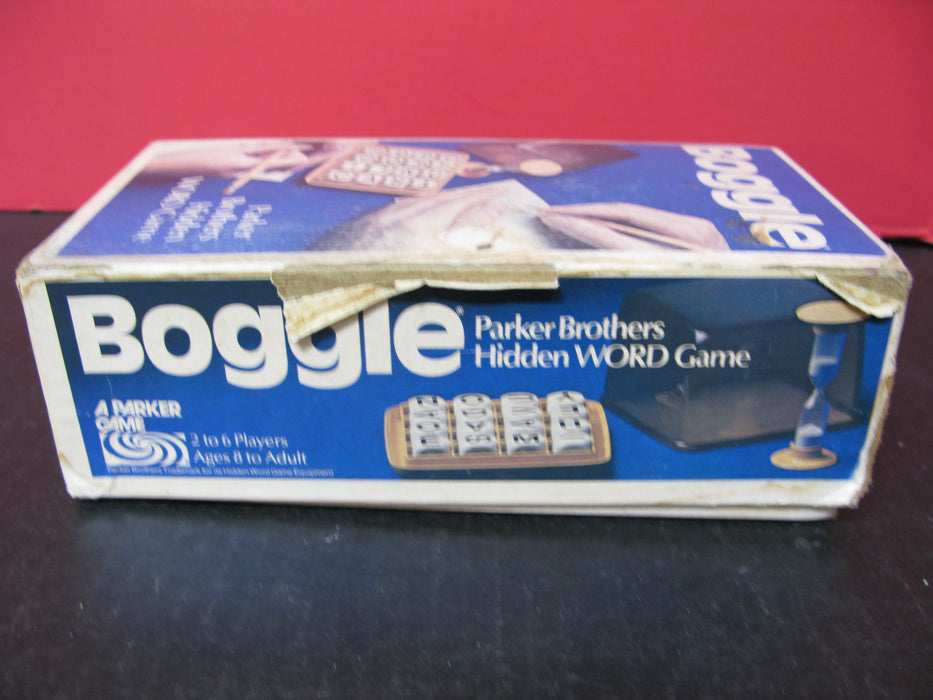 Boggle Word Game, Zoo Animals Book, and Wooden Sign