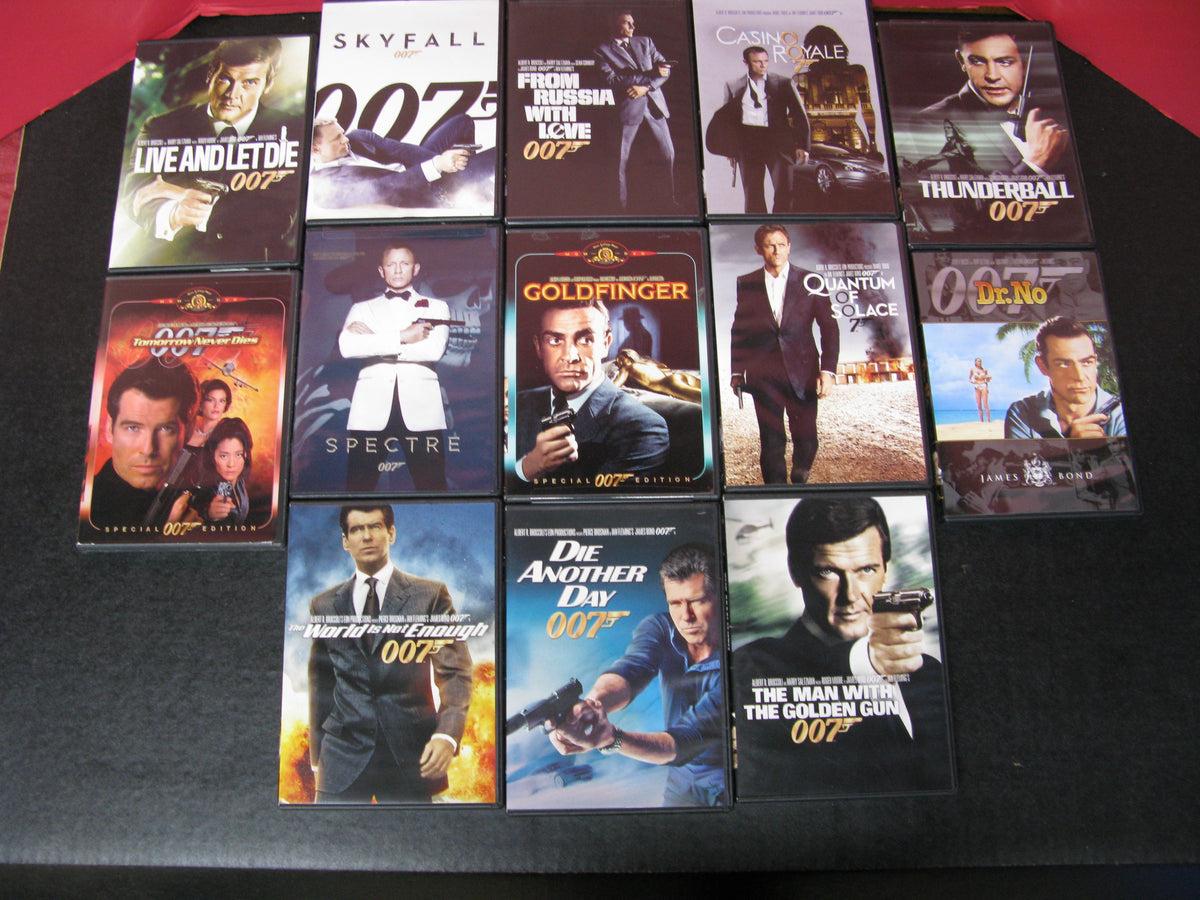 13 James Bond 007 DVD's — The Pop Culture Antique Museum