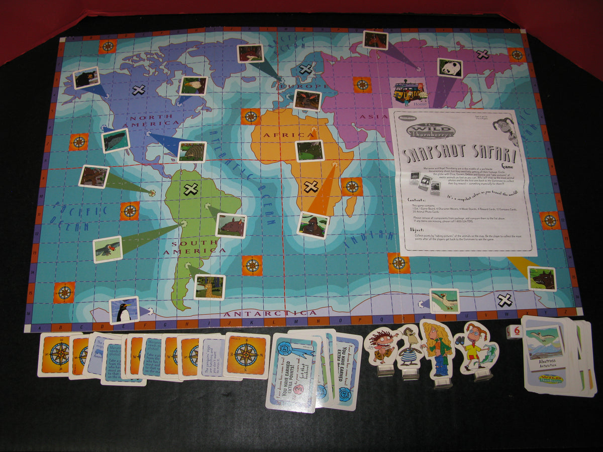 1999 The Wild Thornberrys Snapshot Safari Board Game — The Pop Culture ...