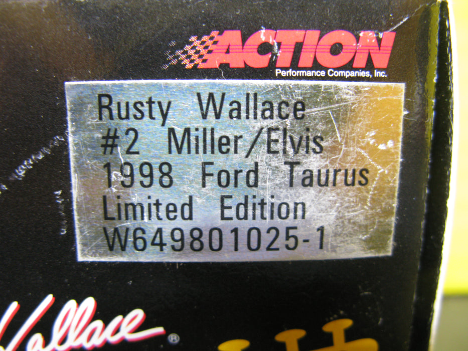 Rusty Wallace #2 Miller/Elvis 1998 Ford Taurus
