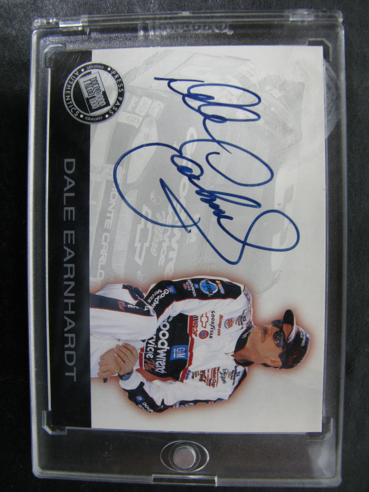 DJ CELORY WORLD CELO CUP 1994-2001 直筆サイン Dale Earnhardt Signed Autographed Press Pass 2001 Card — The Pop