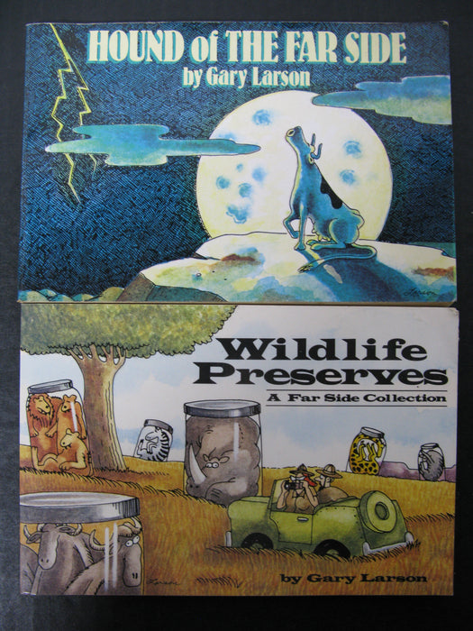 Wildlife Preserves and Hound of the Far Side by Gary Larson
