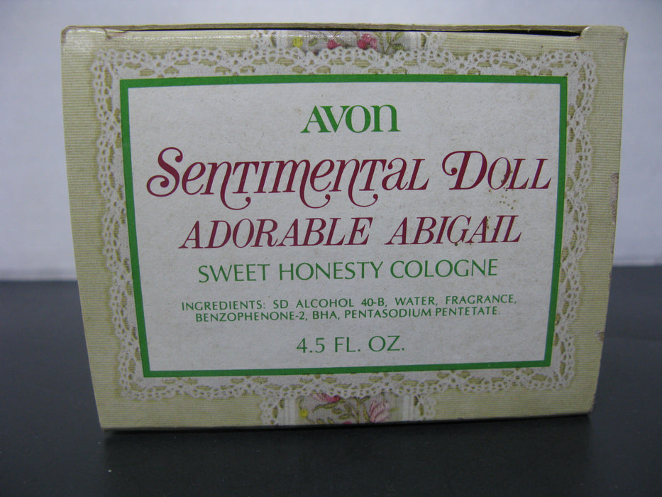 Avon Sentimental Doll Adorable Abigail - Sweet Honesty Cologne