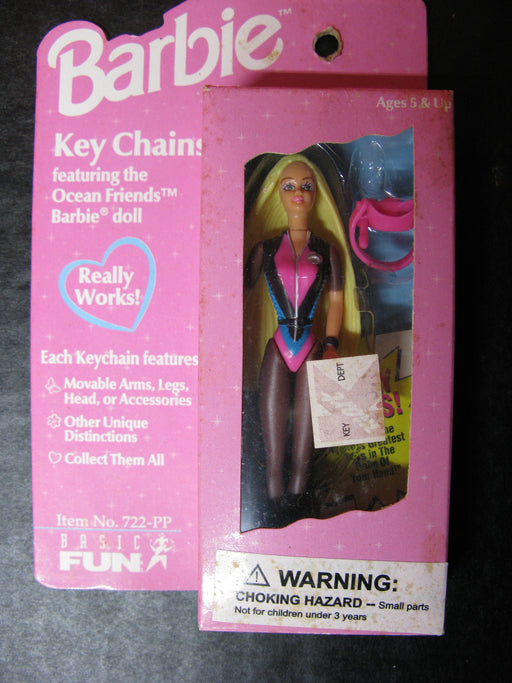 Ocean Friends Barbie Doll Key Chain