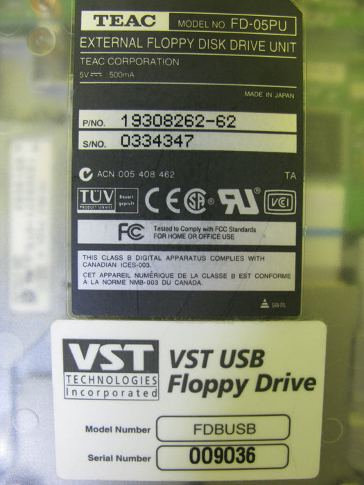 VST USB Floppy Drive