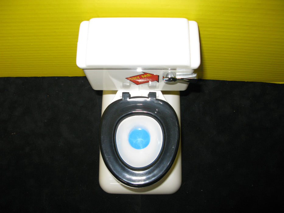 Miniature Flushing Toilet Toy