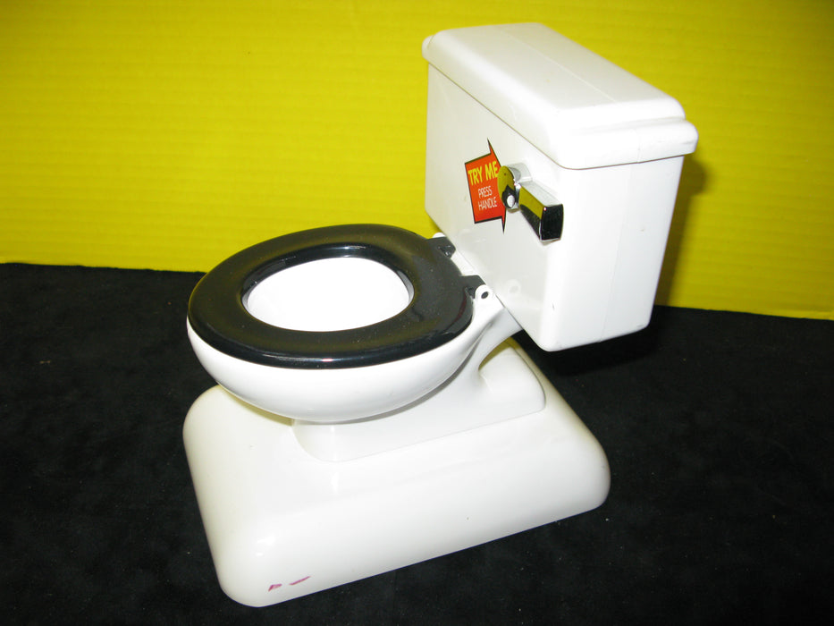 Miniature Flushing Toilet Toy