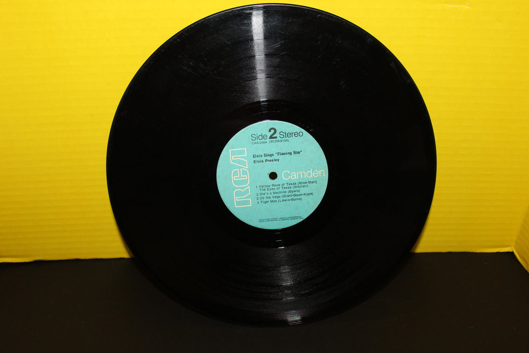 Elvis Sings Flaming Star Vinyl Record