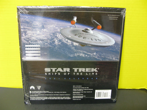 2001 Star Trek Ships of the Line Calendar