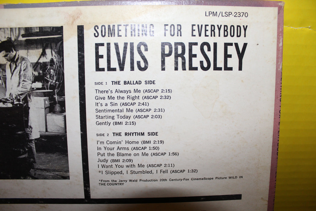 Something for Everybody-Elvis Vinyl Record
