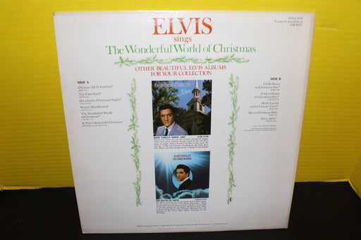 Elvis sings the Wonderful World of Christmas Vinyl Record