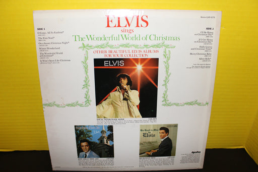 Elvis sings The Wonderful World of Christmas Vinyl Record