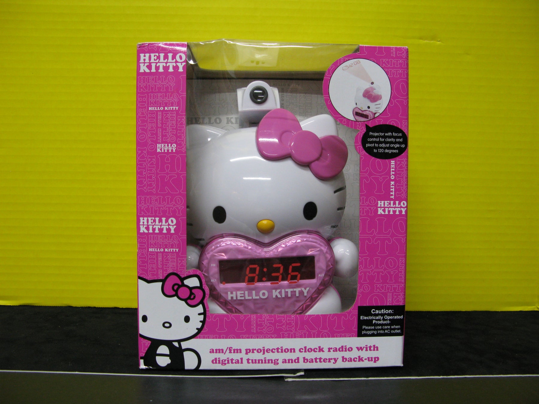 Hello Kitty Projection Alarm Clock