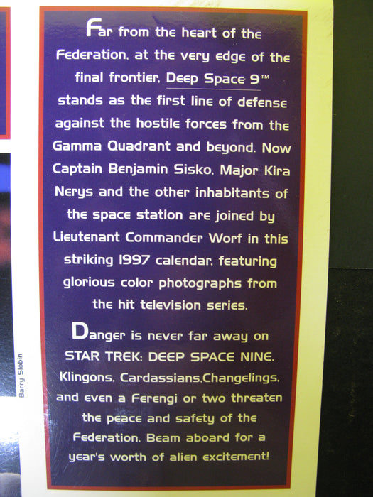 1997 Star Trek Deep Space Calendar