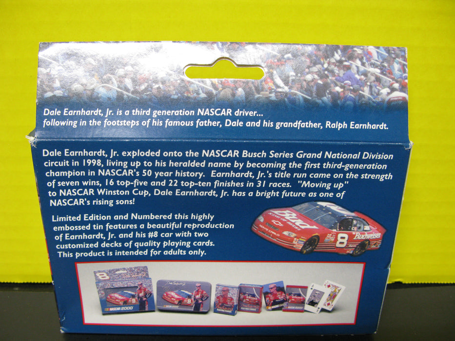 Nascar 2000 Two Decks of Playing Cards in a Collectible Tin