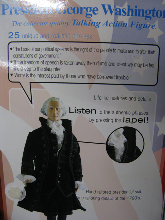 President George Washington Talking Action Figure