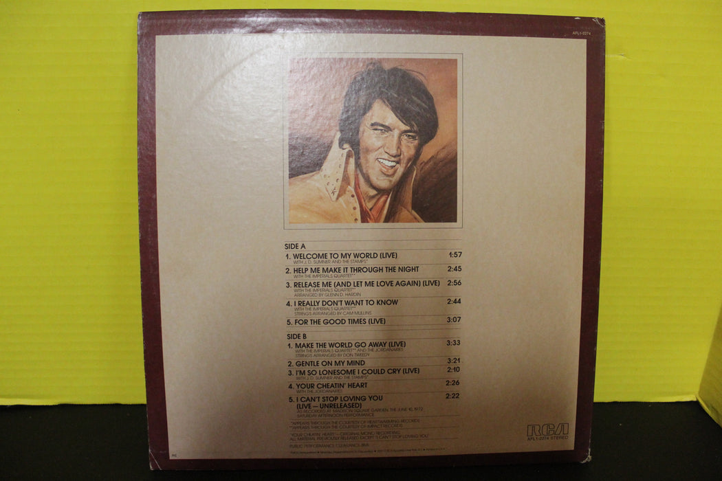 Elvis-Welcome to my World Vinyl Record
