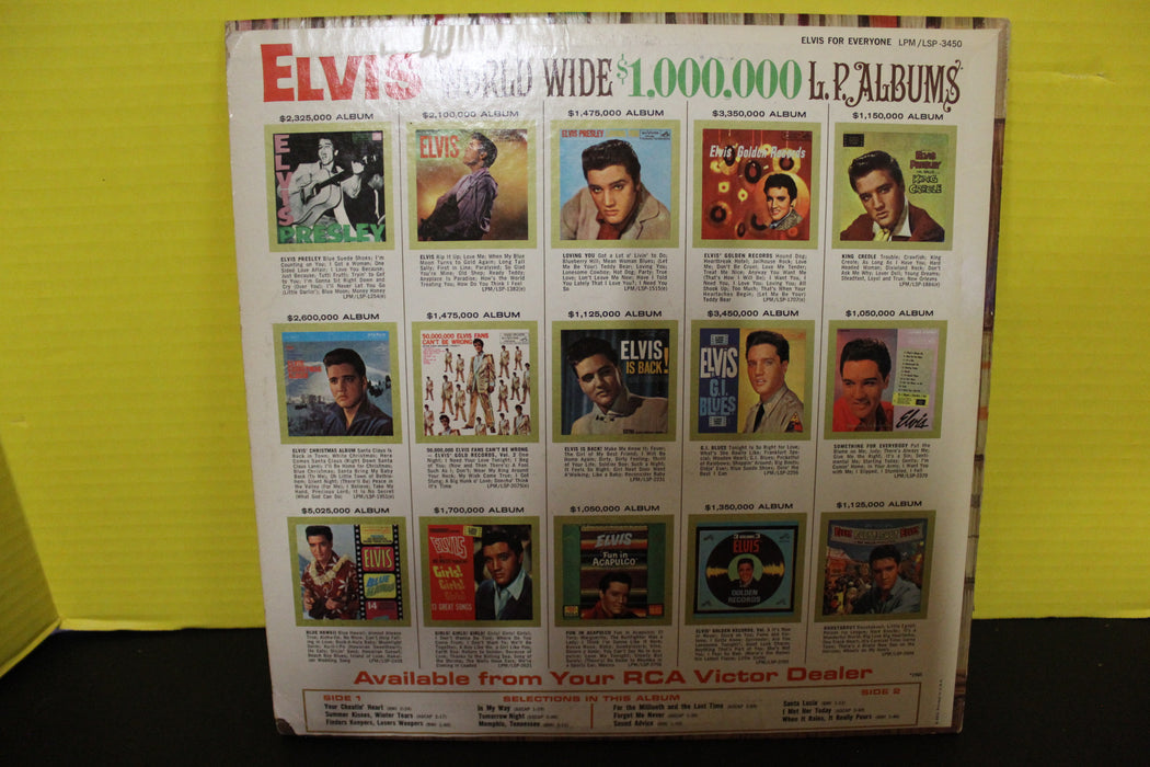 Elvis-For Everyone! Vinyl Record