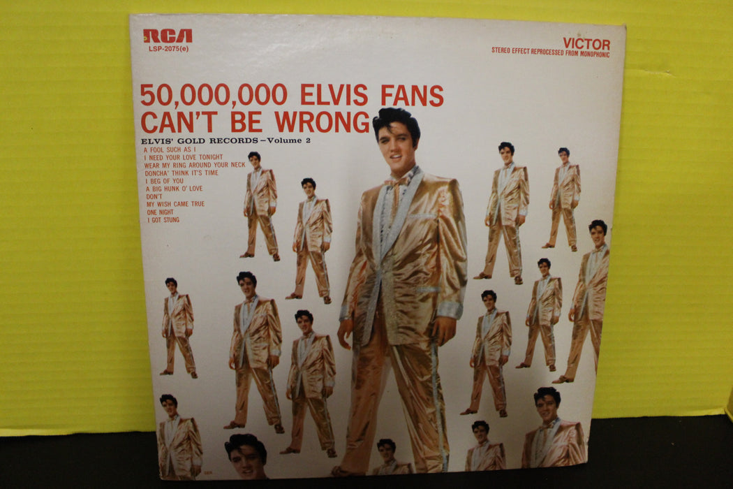 50,000,000 Elvis Fans Can't Be Wrong Vinyl Record