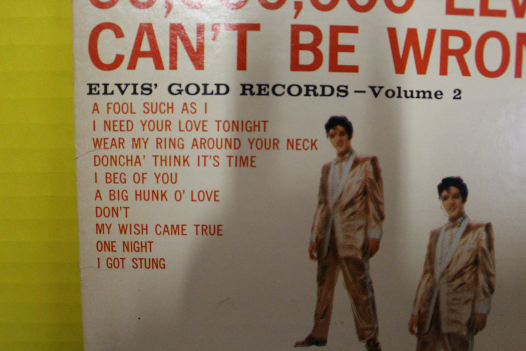 50,000,000 Elvis Fans Can't Be Wrong Vinyl Record