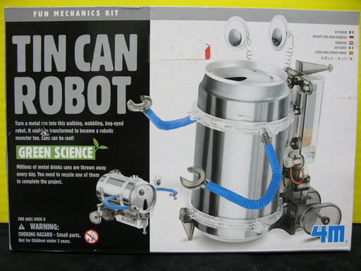Tin Can Robot Fun Mechanics Kit