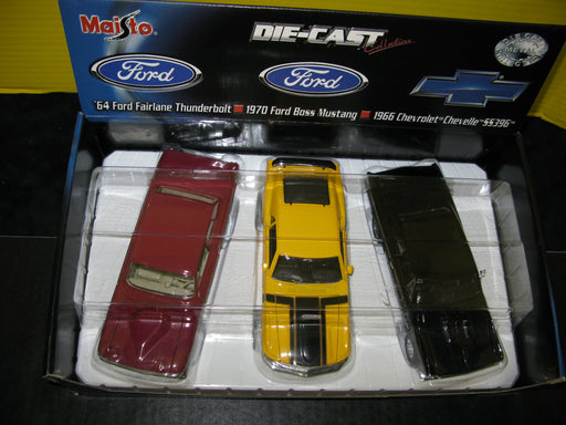 Set of 3 Maisto Ford Die-Cast Metal Collection