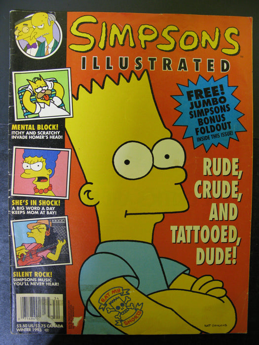 2 Simpsons Illustrated Magazine Comics