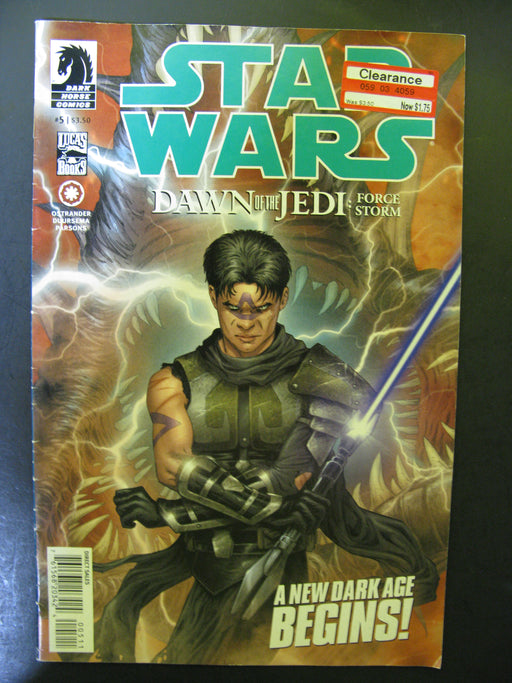 Star Wars Dawn of the Jedi:Force Storm #5  June 2012 Comic