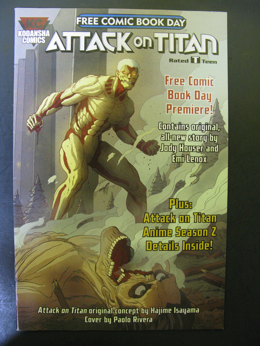 Attack on Titan Free Comic Book Day June 2017