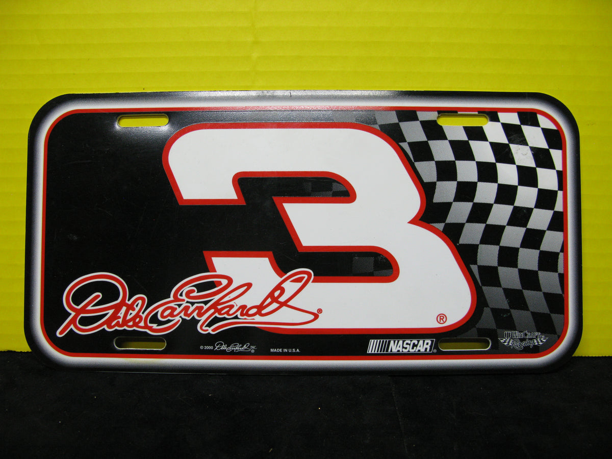 2002 WinCraft Dale Earnhardt NASCAR License Plate Frame – Multi-Color, Plastic - View #2