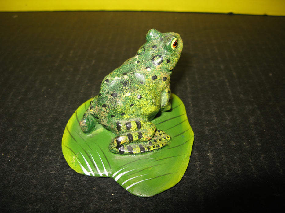 Small Decorative Frog on Lily Pad