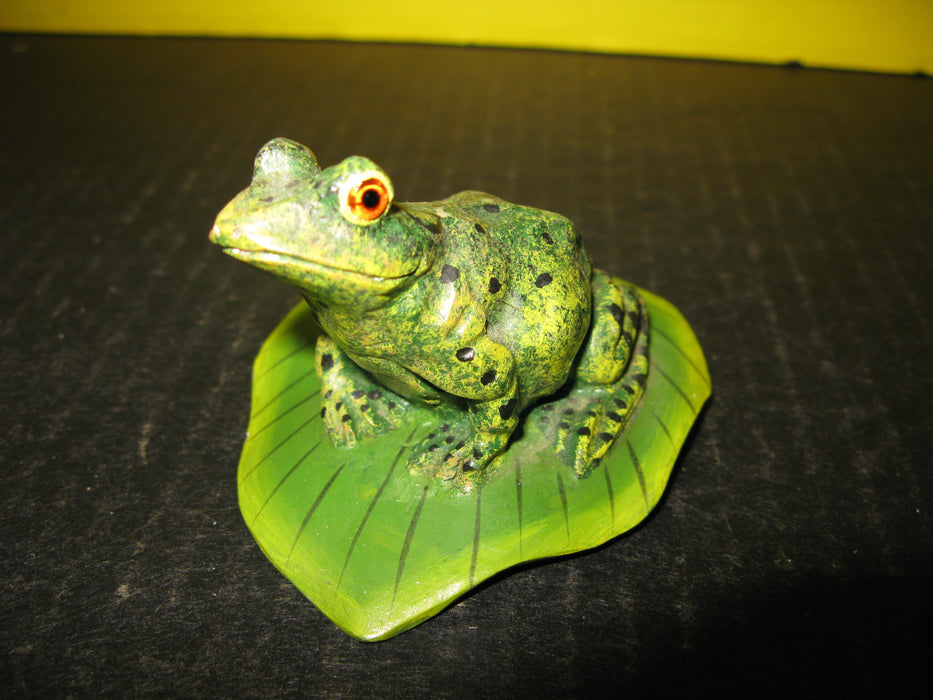 Small Decorative Frog on Lily Pad