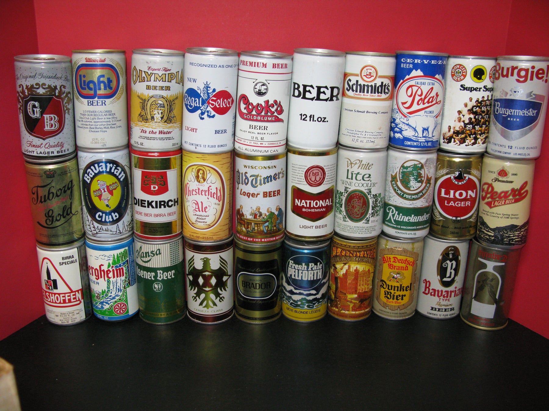 93 Vintage Beer Cans