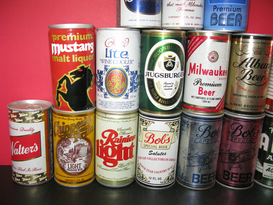 93 Vintage Beer Cans