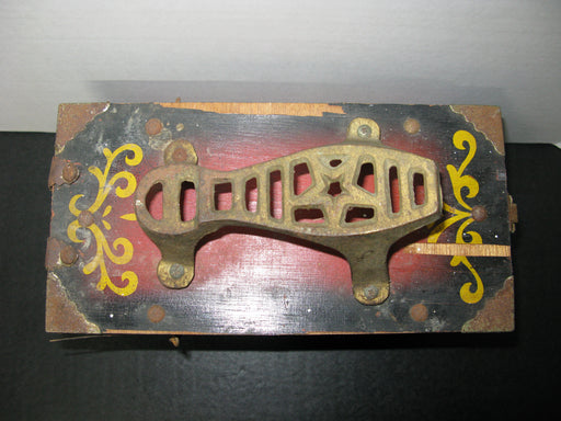 Vintage Antique 5 Cents Shoe Shine Box