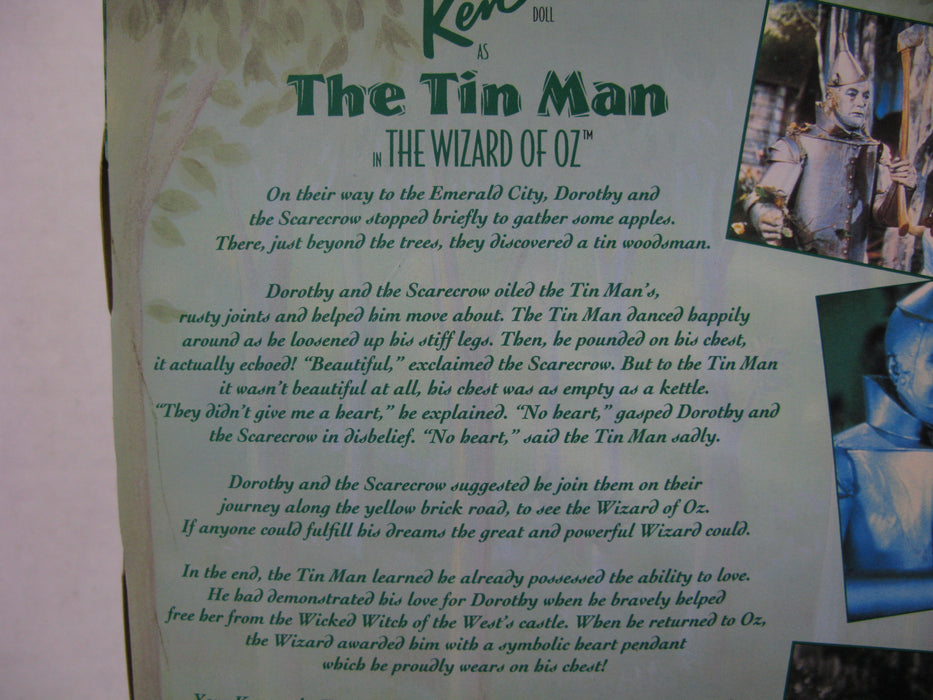 Ken as the Tin Man in Wizard of Oz