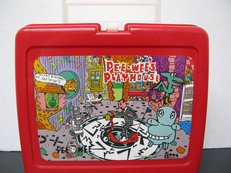Pee-Wee's Playhouse and Jetsons the Movie Plastic Lunchboxes