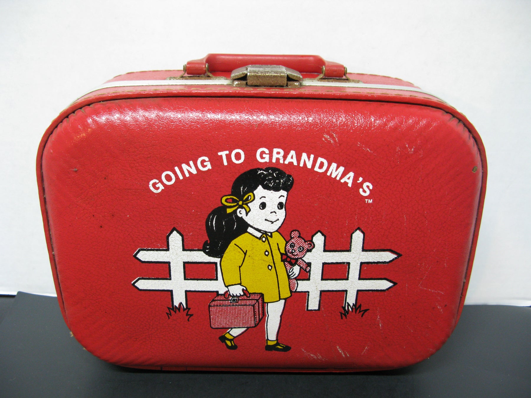 Vintage "Going to Grandma's" Suitcase